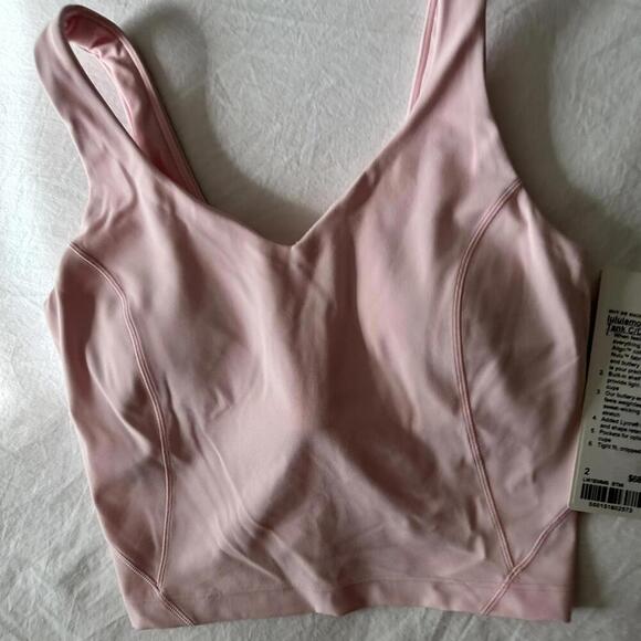 Lululemon Align Tank Top Light Support C/D Cup Strawberry Milkshake Size 2 NWT - Picture 4 of 7